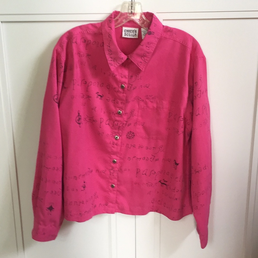 Chico’s Aztec blouse